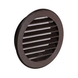 Kratka okrągła z siatką 125  brąz